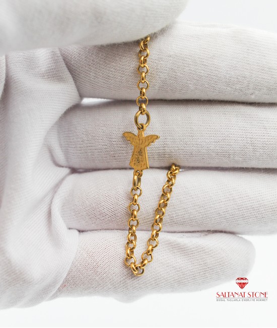 Altın Kaplama Bayan Bronz Bileklik - BSV01278BB