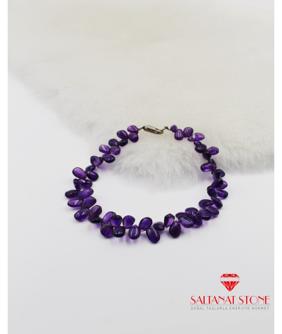 Ametist Bayan Bileklik - BSR02212BB