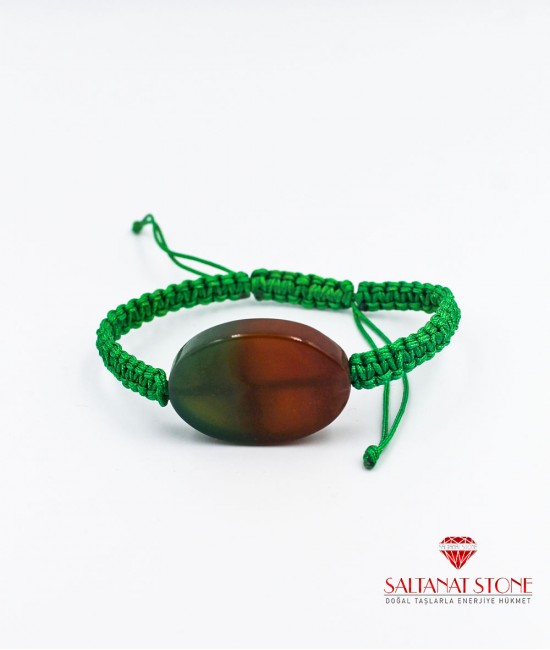 Makrome Örgü Akik Bayan Bileklik - BSV01335BB