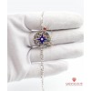 Nazar Boncuklu Gümüş Bayan Bileklik - BSV01305BB Nazar Boncuklu Gümüş Bayan Bileklik - BSV01305BB