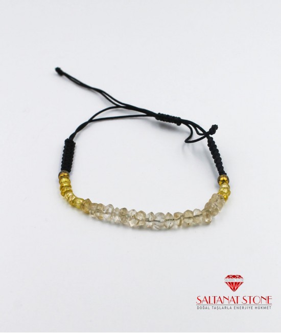 Sitrin Taşlı Makrome Bayan Bileklik - BSV01403BB