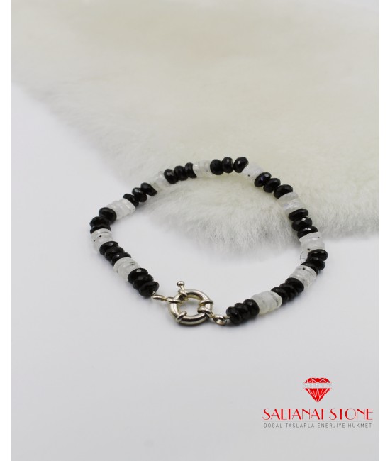 Spinel ve Aytaşı Bayan Bileklik - BSR02075BB