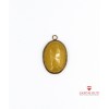 Jade Taşlı Altın Kaplama Bronz Kadın Kolyeucu - BSM01018