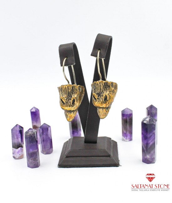 Kurt Başı Modelli Bayan Küpe - BSV01689BK