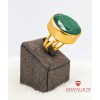 Jade Taşlı Altın Kaplama Bronz Bayan Yüzük - BSV01136BY