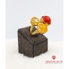 Jade Taşlı Altın Kaplama Bronz Bayan Yüzük - BSV01149BY