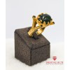 Jade Taşlı Altın Kaplama Bronz Bayan Yüzük - BSV01153BY