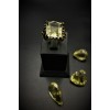 Lemon Topaz Taşlı Rodium Kaplama 925 Ayar Gümüş Elişi Bayan Yüzük - RY00179