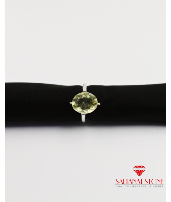 Limon Kuvars Taşlı Yüzük - BSR02301Y
