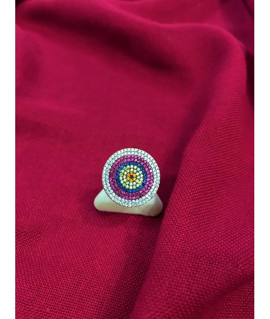 Nazarboncuğu Model  925 Ayar Gümüş Bayan Yüzük - RY00213