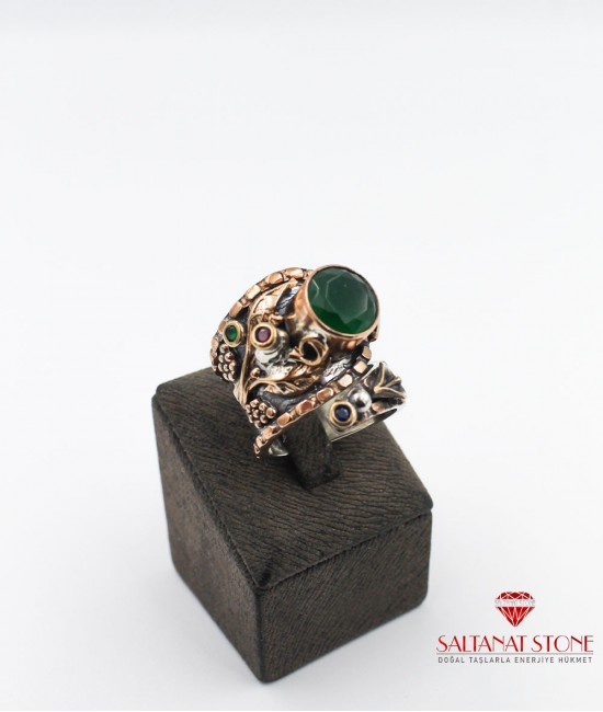 Otantik Gümüş Bayan Yüzük - BSV01457BY