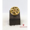 Otantik Model Altın Kaplama Bronz Bayan Yüzük - BSV01144BY