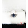 Safir Taşlı Gümüş Bayan Yüzük - BSR01054KU Safir Taşlı Gümüş Bayan Yüzük - BSR01054KU