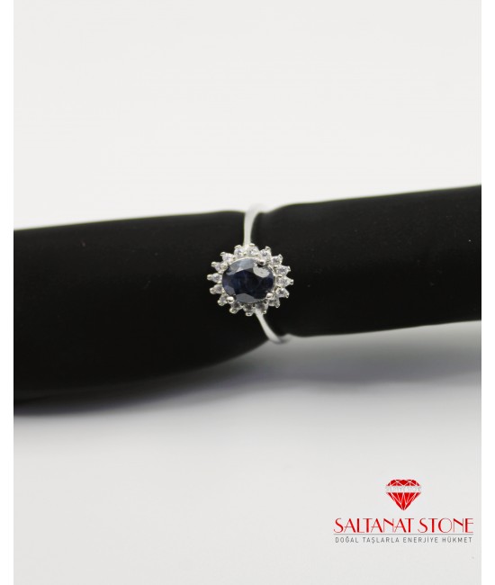 Safir Taşlı Yüzük - BSR02309Y