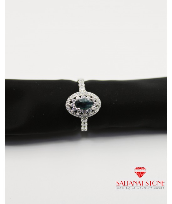 Safir Taşlı Yüzük - BSR02316Y