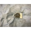 Üstü İşlemeli Smoky Kuarts Taşlı Rodium Kaplama 925 Ayar Gümüş Elişi Bayan Yüzük - RY00201