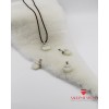 Kalsedon Bayan Kolye - BSR02182BK