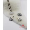 Kalsedon Bayan Kolye - BSR02182BK