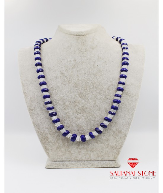 Lapis ve Aytaşı Bayan Kolye - BSR02082BK