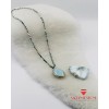 Larimar Bayan Kolye - BSR02135BK