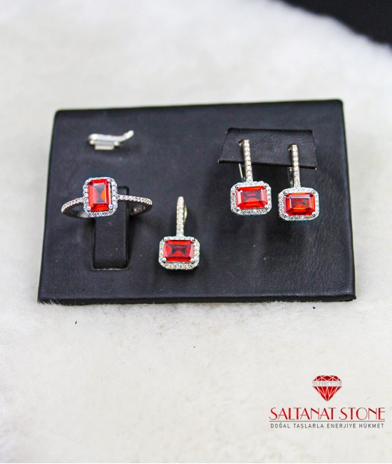 Gümüş Bayan Takı Seti - BSR01133KU