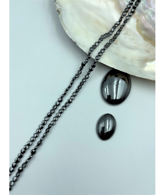 Hematit Para Kesim Dizi Doğaltaş-BSR00310D