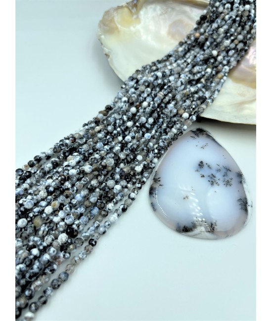 Opal (Milky) 4mm Faset Kesim - BSR00349D