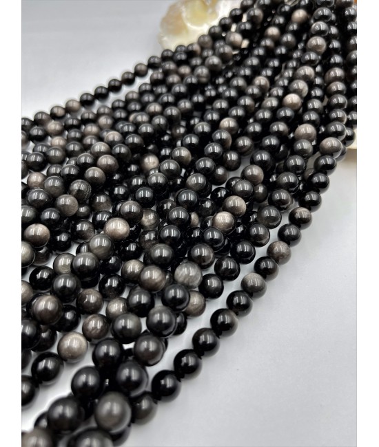 Orjinal Golden Obsidyen 8mm Düz-BSR00294DT