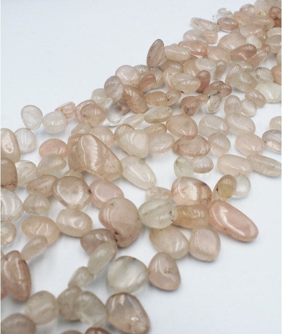 Pembe Kuvars Amorf Kesim Dizi Doğaltaş-BSR0044DY