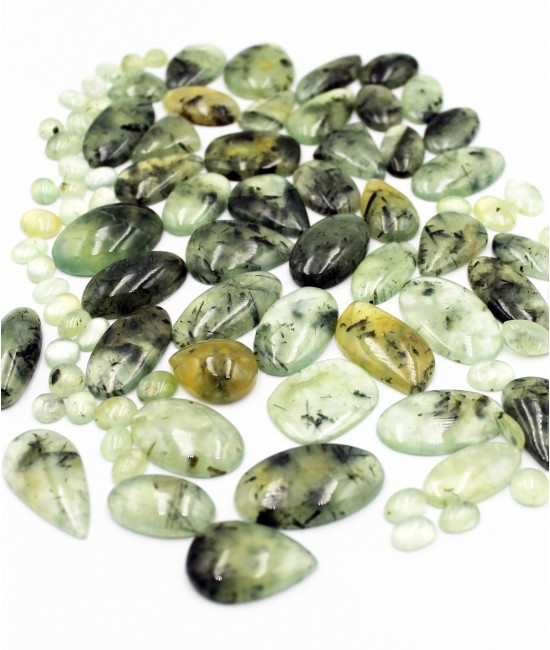 Prehnit Kabaşon Kesim Free Size Doğaltaş-BSR006KY