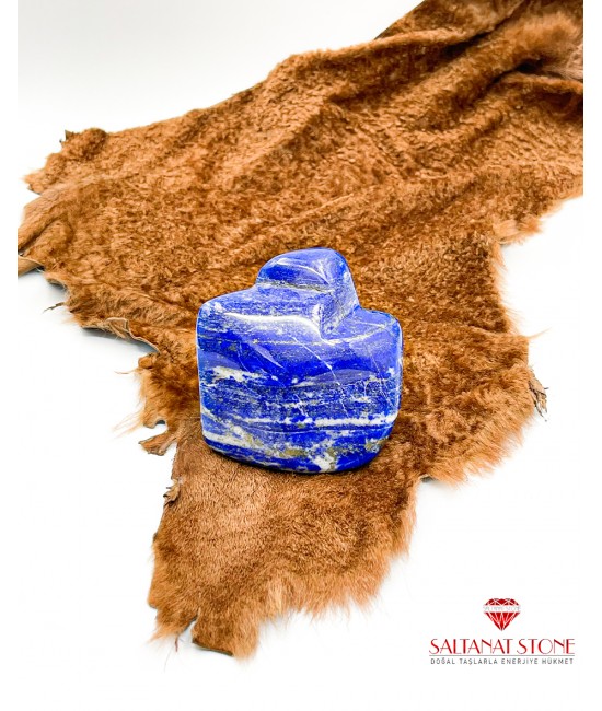 Lapis Lazzuli Doğal Cilalı Dekor Parça BSR01444KT