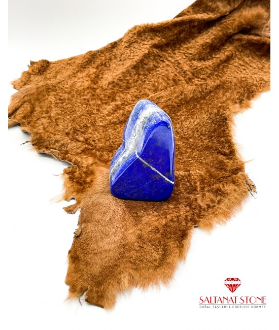 Lapis Lazzuli Doğal Cilalı Dekor Parça BSR01451KT
