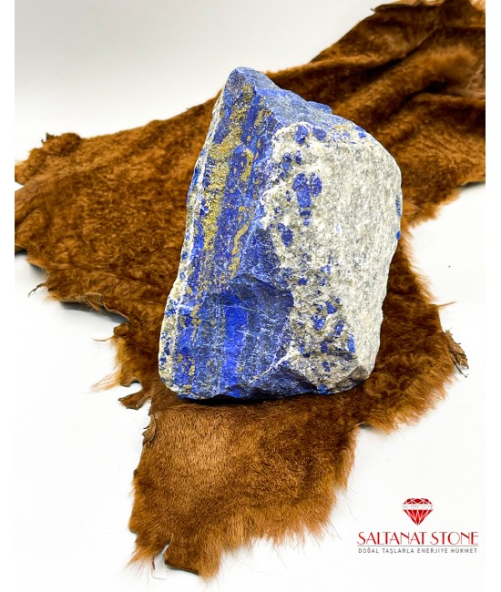 Lapis Lazzuli Doğal Kütle Dekor Parça BSR01420KT