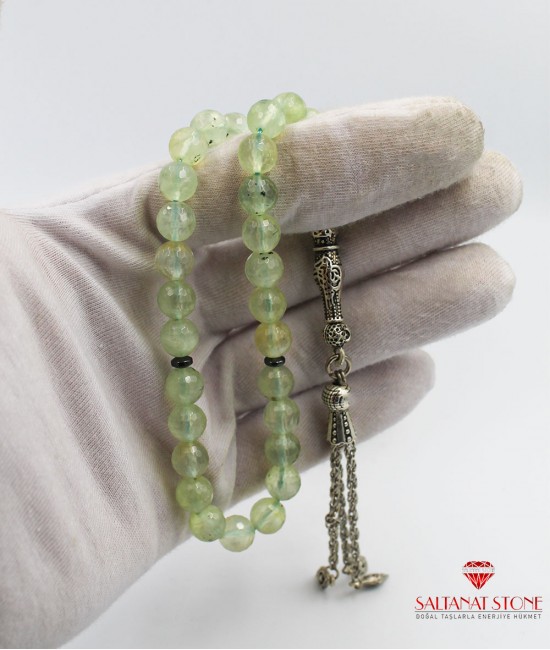 Prehnite Taşlı Tesbih - BSV01440T